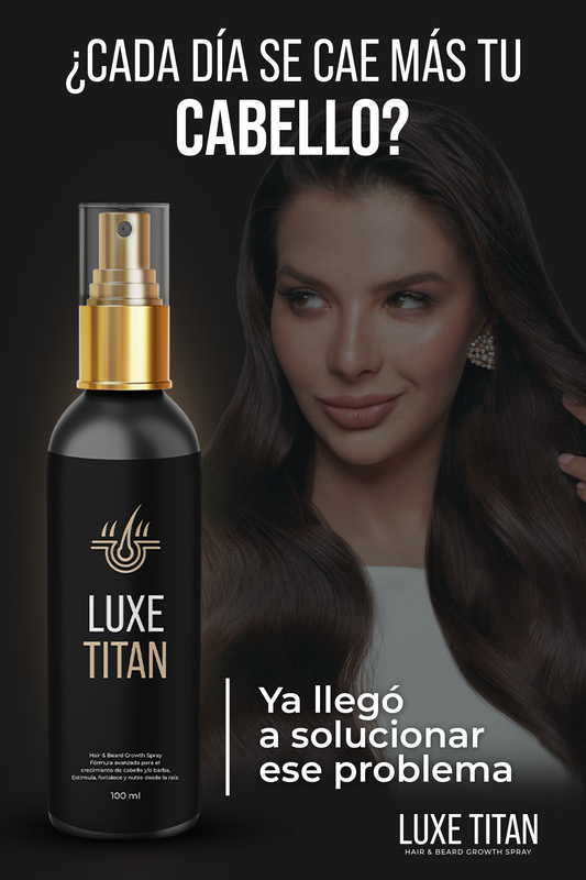 Luxe TITAN - Elixir para Crecimiento de Cabello de Mujer 😎